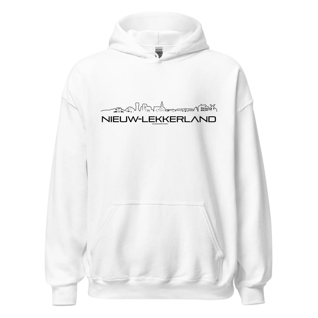 Hoodie Nieuw-Lekkerland cadeau voor elke citylover decoratie kleding relatiegeschenk van WoodWideCities
