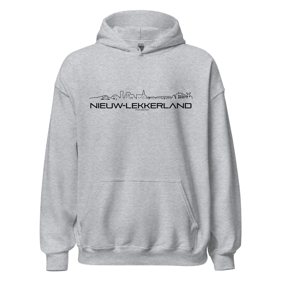 Hoodie Nieuw-Lekkerland cadeau voor elke citylover decoratie kleding relatiegeschenk van WoodWideCities