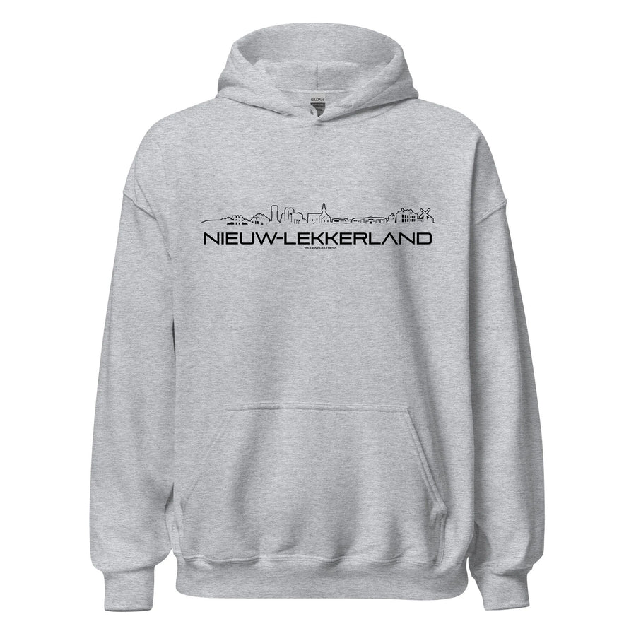 Hoodie Nieuw-Lekkerland cadeau voor elke citylover decoratie kleding relatiegeschenk van WoodWideCities