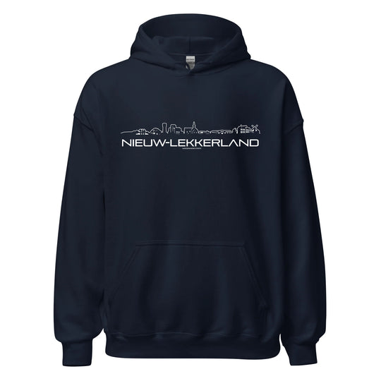Hoodie Nieuw-Lekkerland cadeau voor elke citylover decoratie kleding relatiegeschenk van WoodWideCities