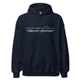 Hoodie Nieuw-Vennep Navy S houten cadeau decoratie relatiegeschenk van WoodWideCities