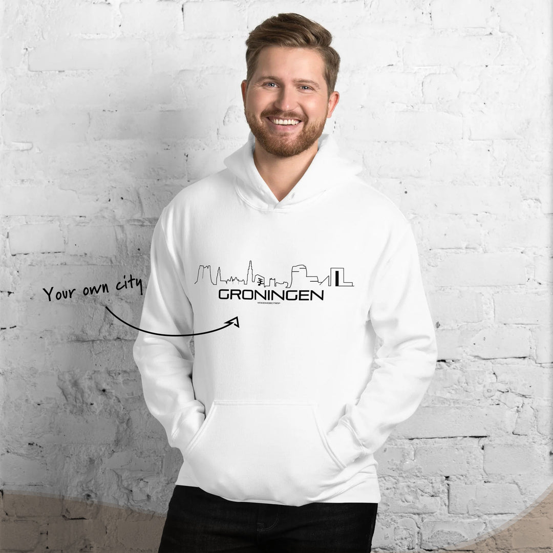 Hoodie Numansdorp cadeau voor elke citylover decoratie kleding relatiegeschenk van WoodWideCities