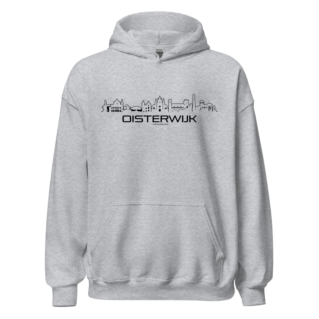Hoodie Oisterwijk cadeau voor elke citylover decoratie kleding relatiegeschenk van WoodWideCities