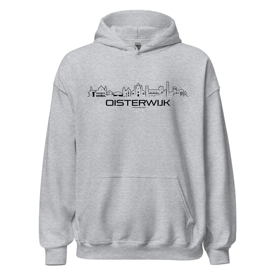Hoodie Oisterwijk cadeau voor elke citylover decoratie kleding relatiegeschenk van WoodWideCities
