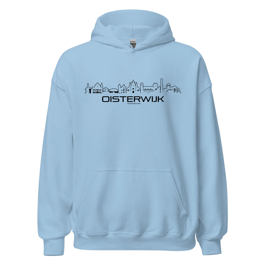 Hoodie Oisterwijk cadeau voor elke citylover decoratie kleding relatiegeschenk van WoodWideCities