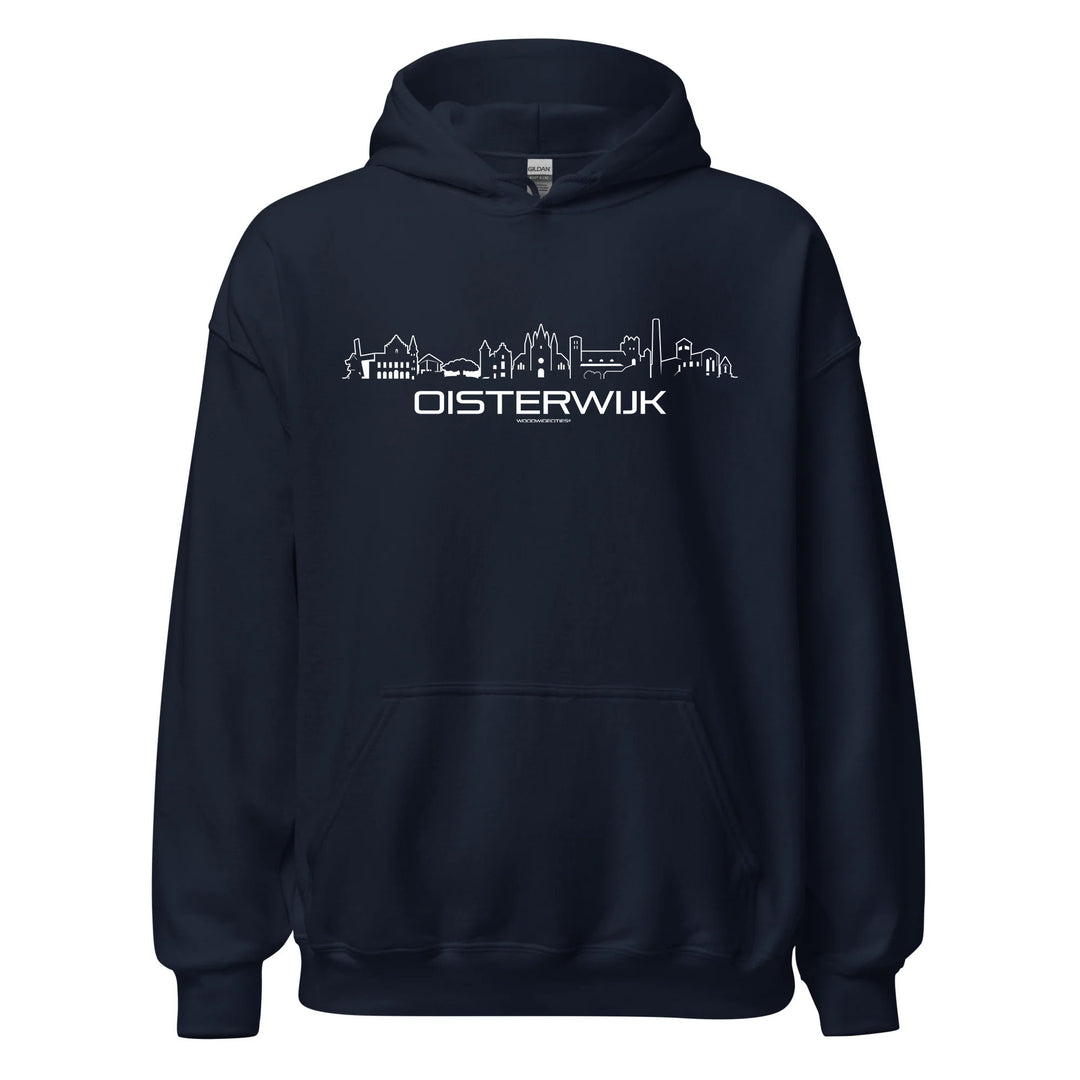 Hoodie Oisterwijk cadeau voor elke citylover decoratie kleding relatiegeschenk van WoodWideCities