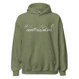 Hoodie Oost-Souburg Military Green S houten cadeau decoratie relatiegeschenk van WoodWideCities