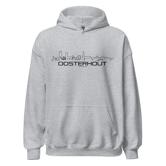Hoodie Oosterhout Sport Grey S houten cadeau decoratie relatiegeschenk van WoodWideCities