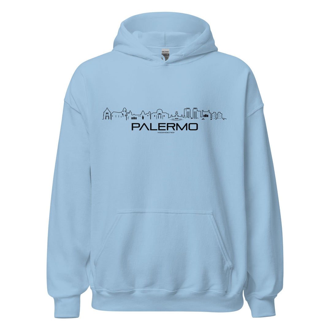 Hoodie Palermo Light Blue S houten cadeau decoratie relatiegeschenk van WoodWideCities