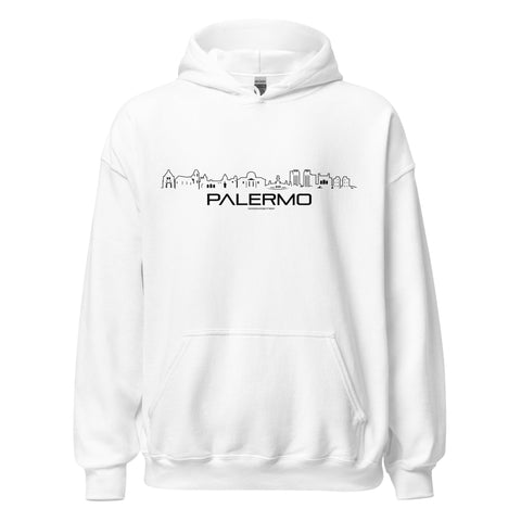 Hoodie Palermo White S houten cadeau decoratie relatiegeschenk van WoodWideCities