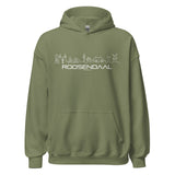 Hoodie Roosendaal Military Green S houten cadeau decoratie relatiegeschenk van WoodWideCities