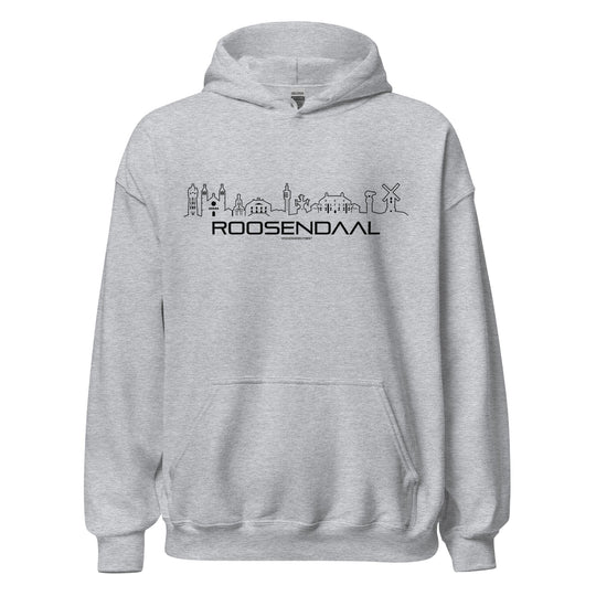 Hoodie Roosendaal Sport Grey S houten cadeau decoratie relatiegeschenk van WoodWideCities