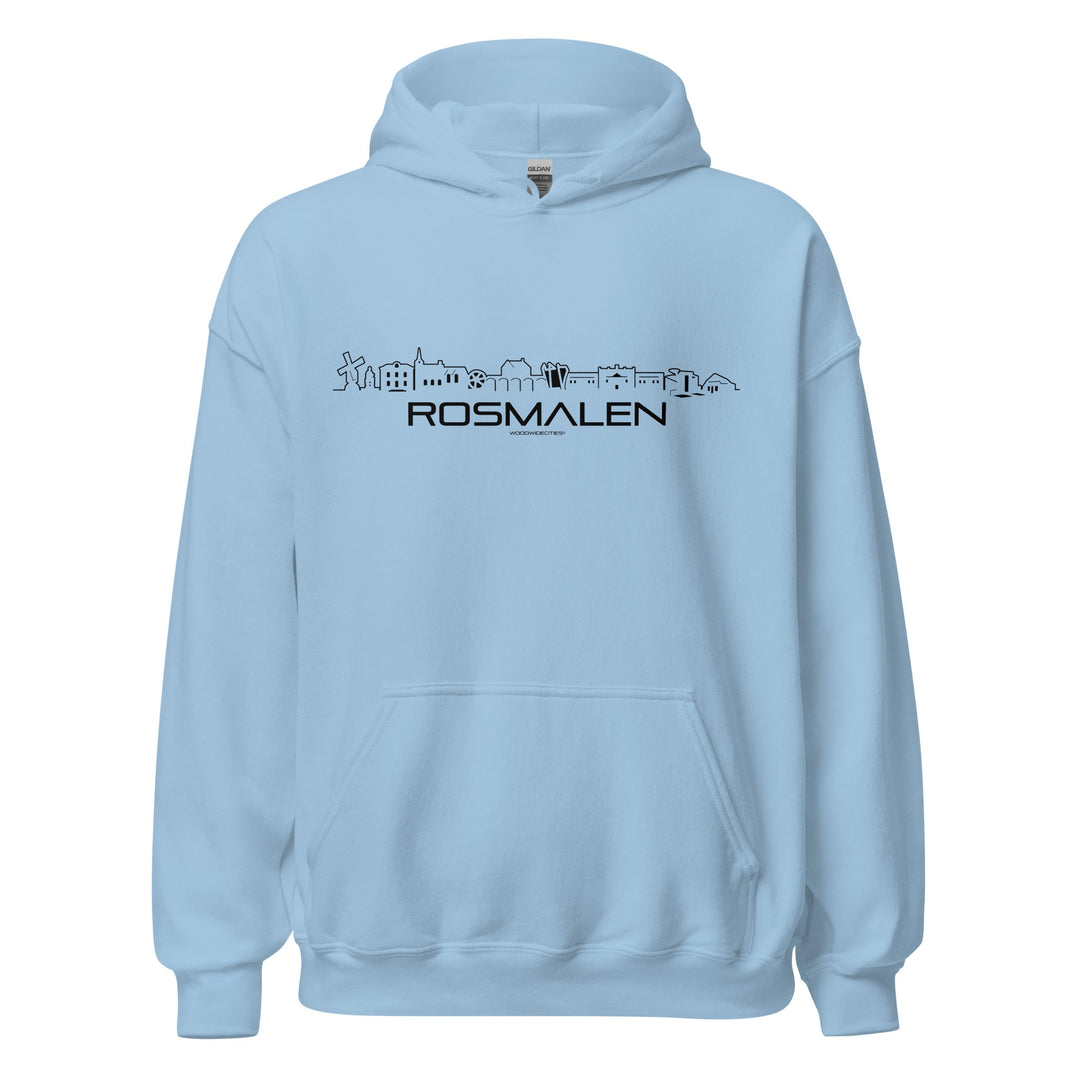 Hoodie Rosmalen Light Blue S houten cadeau decoratie relatiegeschenk van WoodWideCities