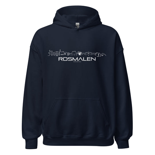 Hoodie Rosmalen Navy S houten cadeau decoratie relatiegeschenk van WoodWideCities