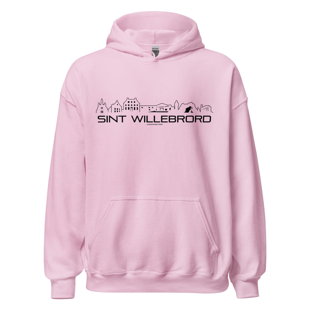 Hoodie Sint Willebrord Light Pink S houten cadeau decoratie relatiegeschenk van WoodWideCities