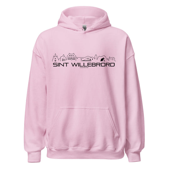 Hoodie Sint Willebrord Light Pink S houten cadeau decoratie relatiegeschenk van WoodWideCities
