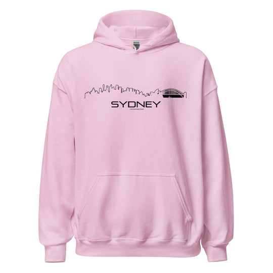 Hoodie Sydney Light Pink S houten cadeau decoratie relatiegeschenk van WoodWideCities