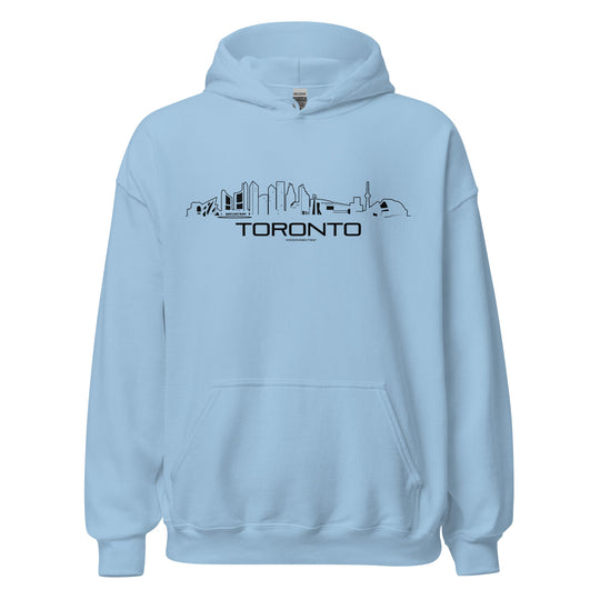 Hoodie Toronto Light Blue S houten cadeau decoratie relatiegeschenk van WoodWideCities