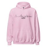 Hoodie Urk Light Pink S houten cadeau decoratie relatiegeschenk van WoodWideCities