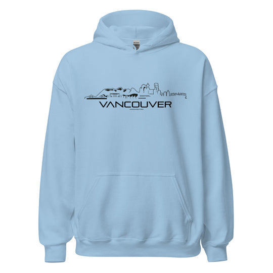Hoodie Vancouver Light Blue S houten cadeau decoratie relatiegeschenk van WoodWideCities