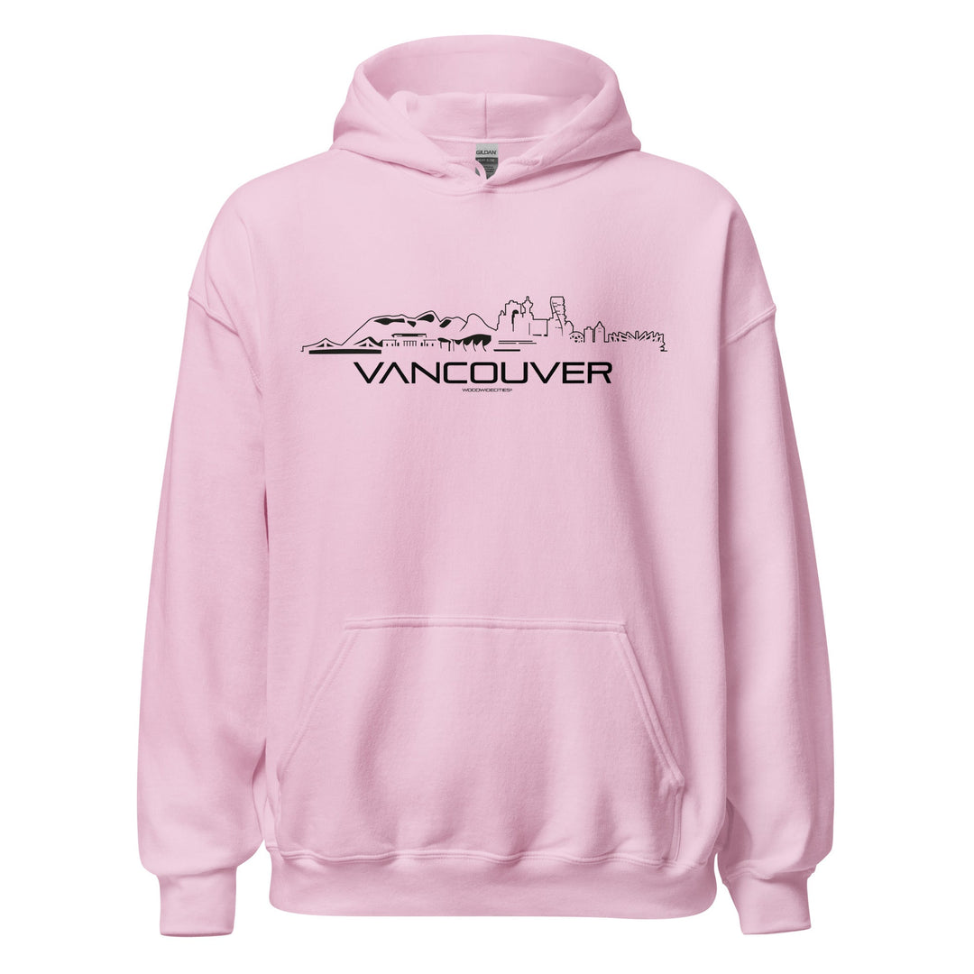 Hoodie Vancouver Light Pink S houten cadeau decoratie relatiegeschenk van WoodWideCities