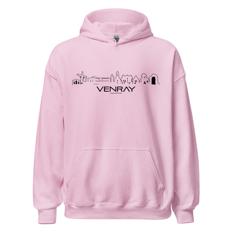 Hoodie Venray Light Pink S houten cadeau decoratie relatiegeschenk van WoodWideCities