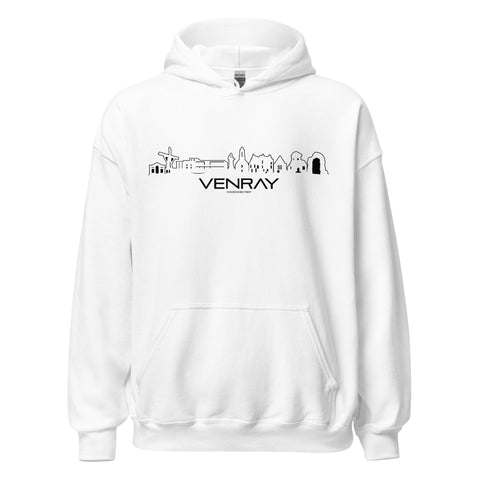 Hoodie Venray White S houten cadeau decoratie relatiegeschenk van WoodWideCities