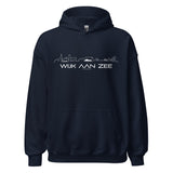 Hoodie Wijk aan Zee Navy S houten cadeau decoratie relatiegeschenk van WoodWideCities
