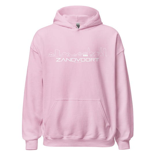 Hoodie Zandvoort Light Pink S houten cadeau decoratie relatiegeschenk van WoodWideCities