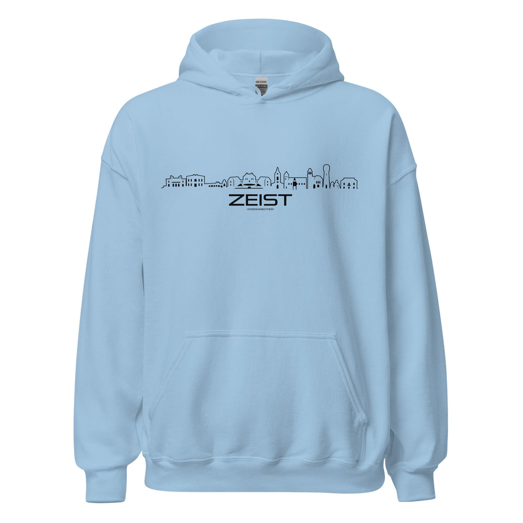 Hoodie Zeist Light Blue S houten cadeau decoratie relatiegeschenk van WoodWideCities