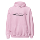 Hoodie Zwolle Light Pink S houten cadeau decoratie relatiegeschenk van WoodWideCities