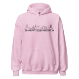 Hoodie 's-Hertogenbosch Light Pink S houten cadeau decoratie relatiegeschenk van WoodWideCities