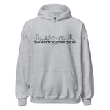 Hoodie 's-Hertogenbosch Sport Grey S houten cadeau decoratie relatiegeschenk van WoodWideCities