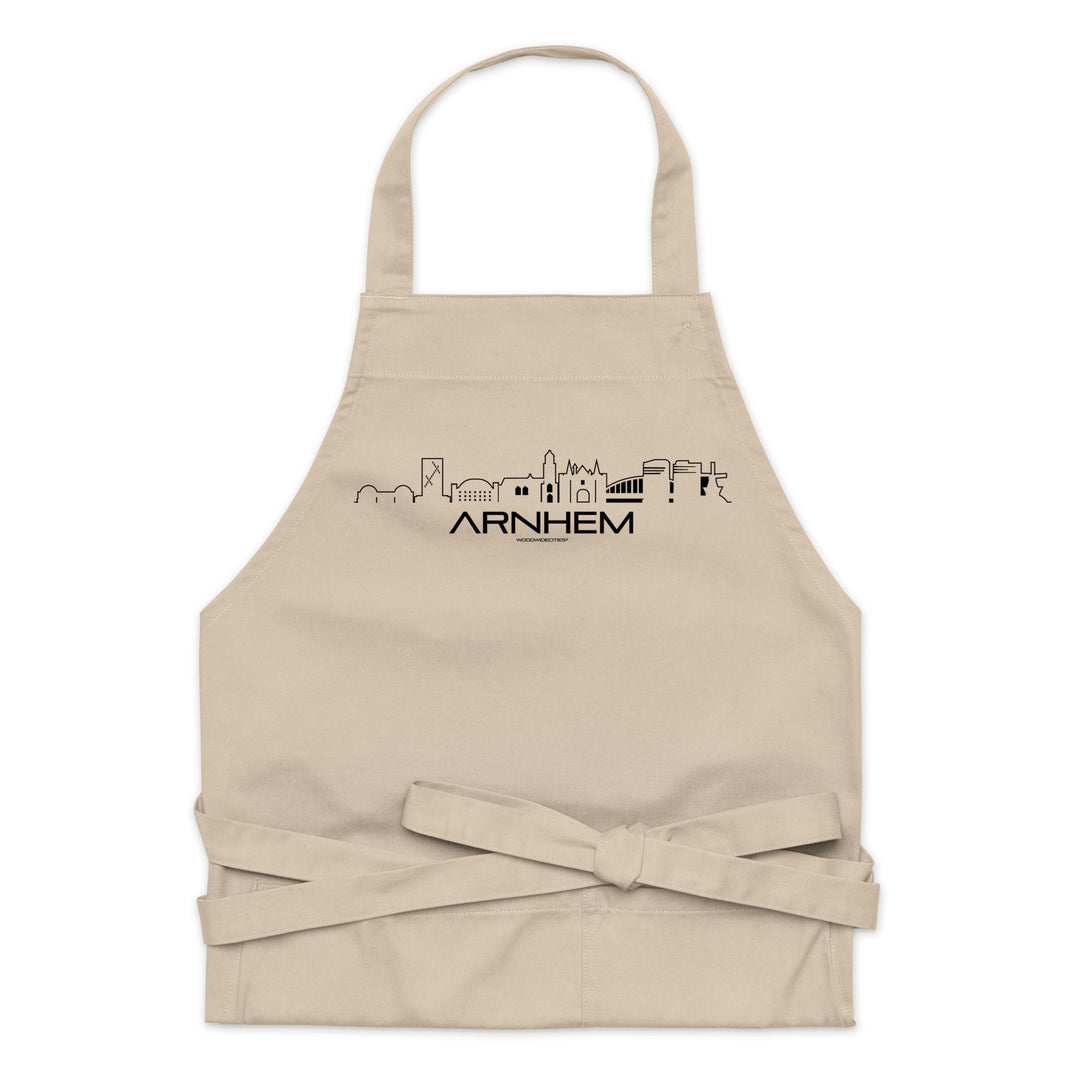 Keukenschort Eco Arnhem houten cadeau decoratie relatiegeschenk van WoodWideCities