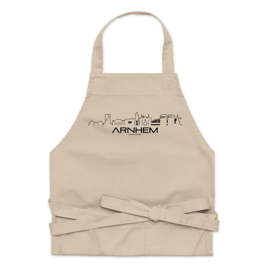 Keukenschort Eco Arnhem houten cadeau decoratie relatiegeschenk van WoodWideCities