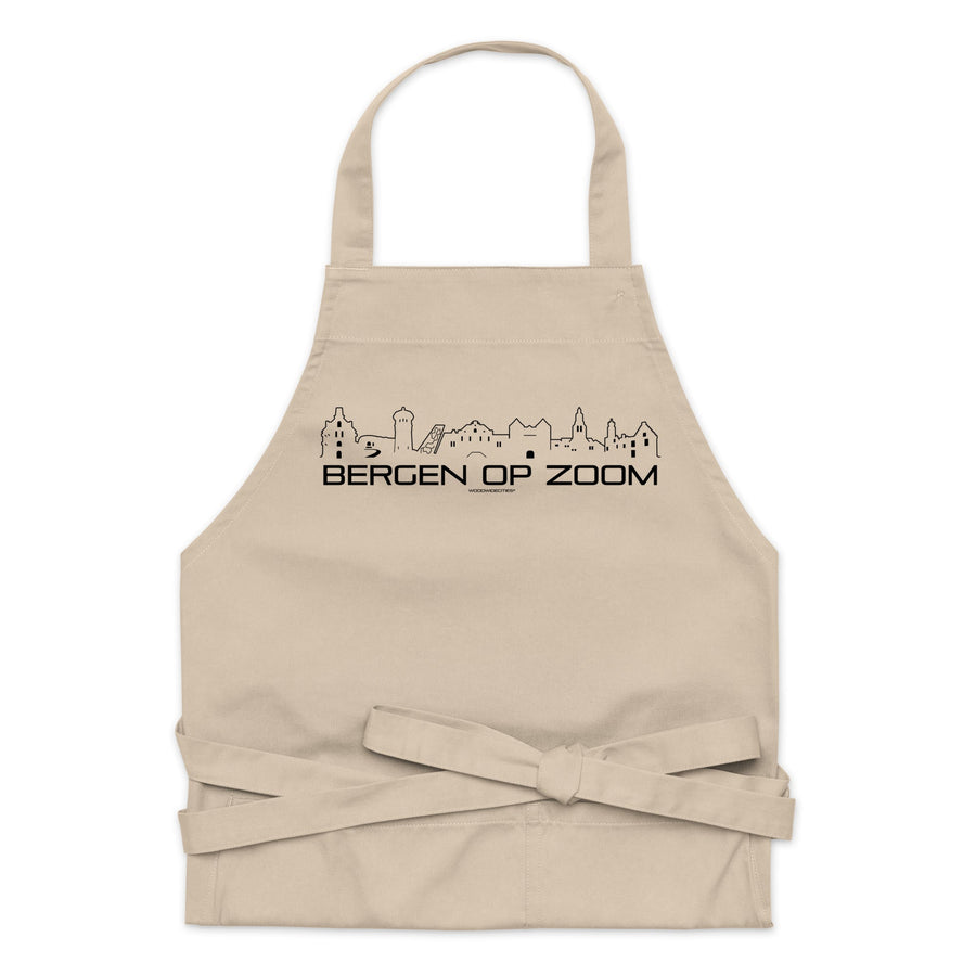 Keukenschort Eco Bergen op Zoom houten cadeau decoratie relatiegeschenk van WoodWideCities
