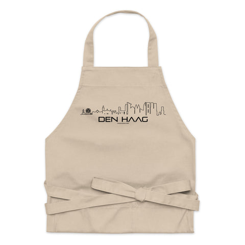 Keukenschort Eco Den Haag houten cadeau decoratie relatiegeschenk van WoodWideCities