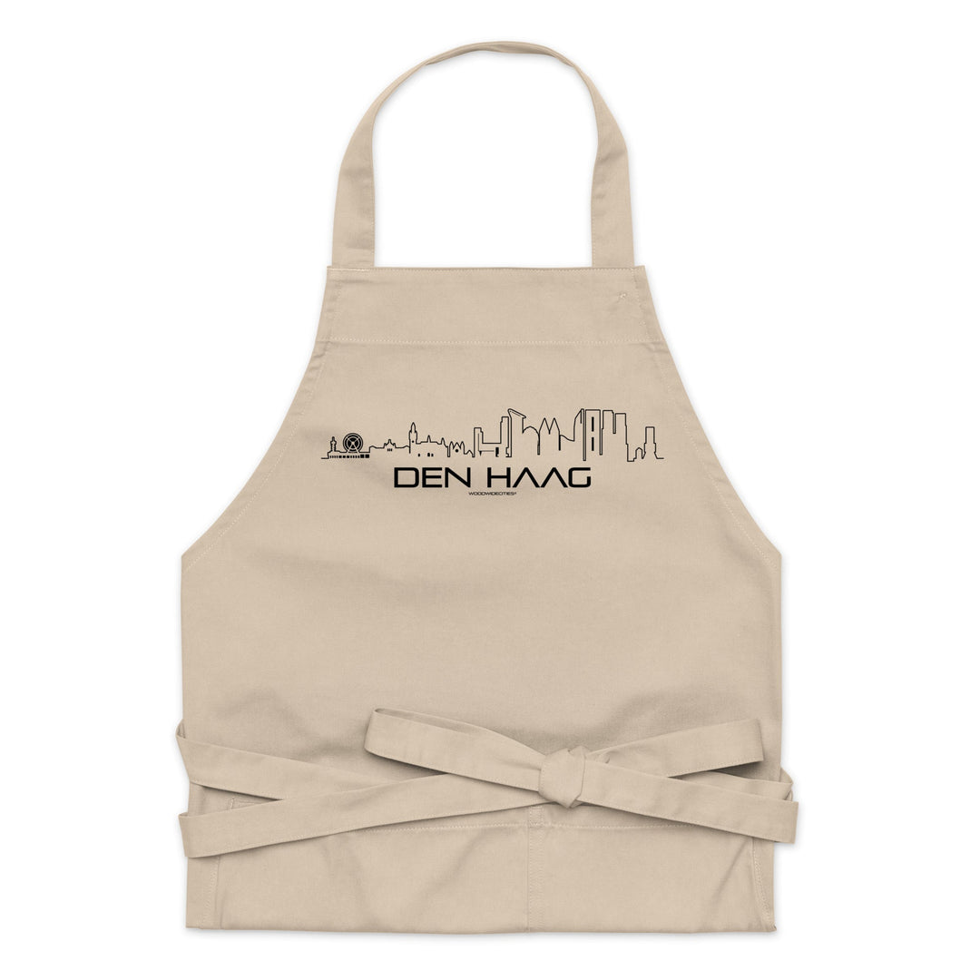 Keukenschort Eco Den Haag houten cadeau decoratie relatiegeschenk van WoodWideCities