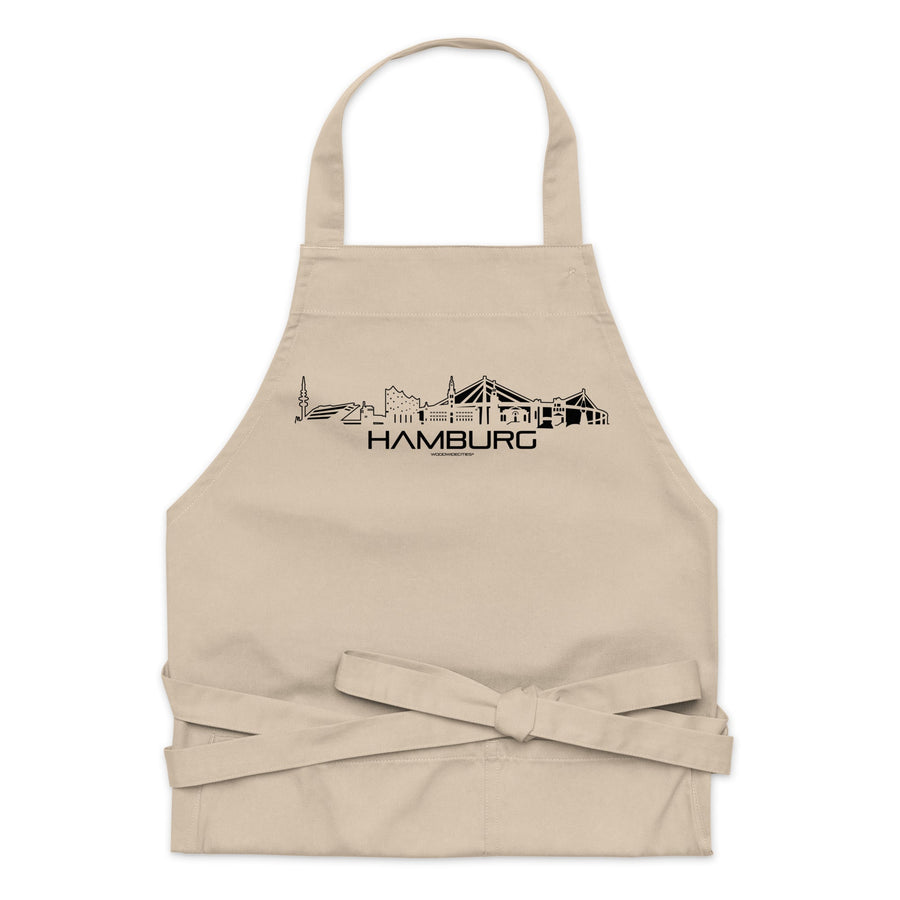 Keukenschort Eco Hamburg houten cadeau decoratie relatiegeschenk van WoodWideCities