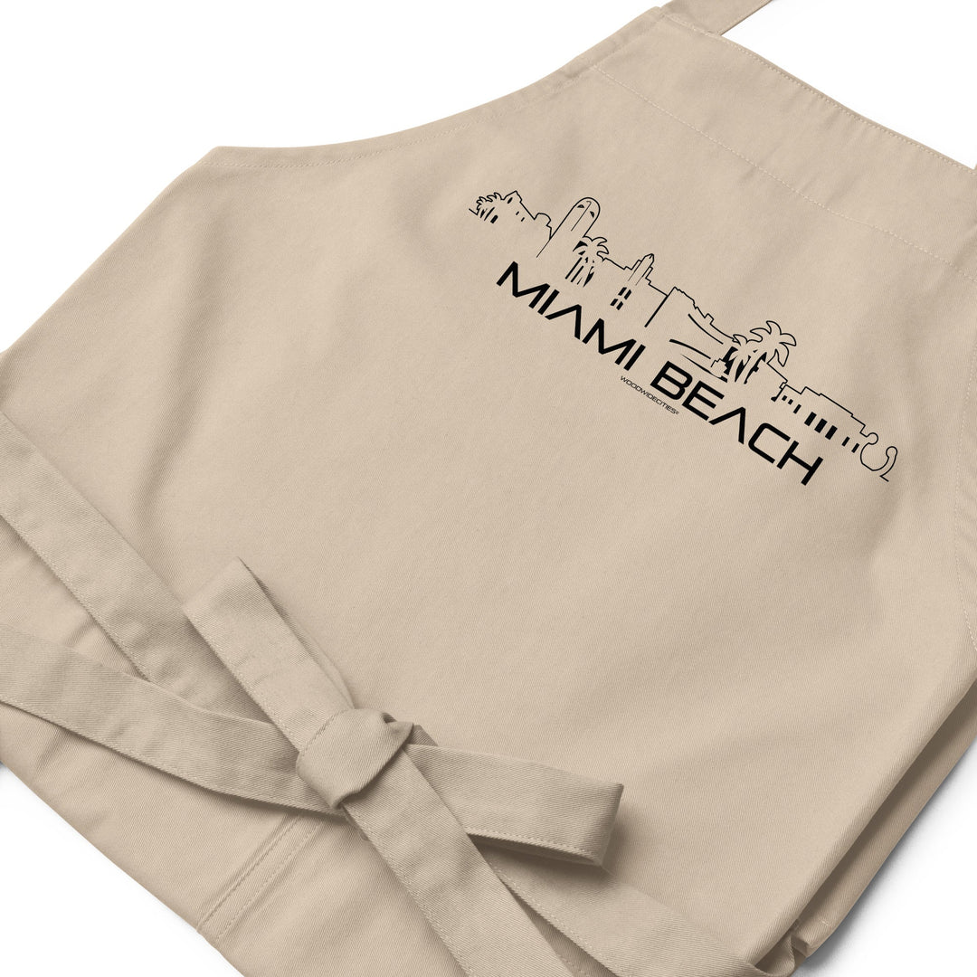 Keukenschort Eco Miami Beach houten cadeau decoratie relatiegeschenk van WoodWideCities