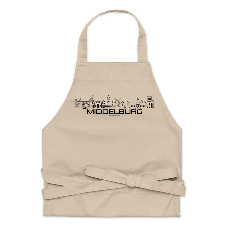 Keukenschort Eco Middelburg houten cadeau decoratie relatiegeschenk van WoodWideCities
