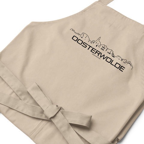 Keukenschort Eco Oosterwolde houten cadeau decoratie relatiegeschenk van WoodWideCities