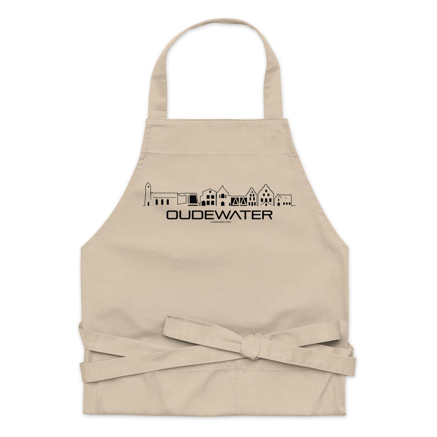 Keukenschort Eco Oudewater houten cadeau decoratie relatiegeschenk van WoodWideCities