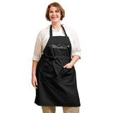 Keukenschort Eco Rotterdam Black houten cadeau decoratie relatiegeschenk van WoodWideCities