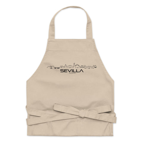 Keukenschort Eco Sevilla houten cadeau decoratie relatiegeschenk van WoodWideCities