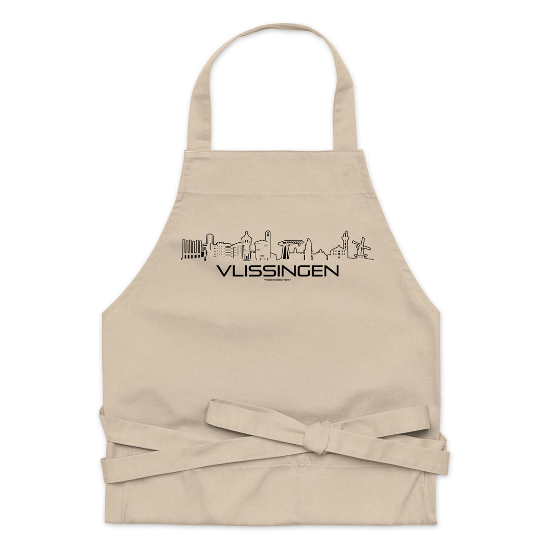 Keukenschort Eco Vlissingen houten cadeau decoratie relatiegeschenk van WoodWideCities