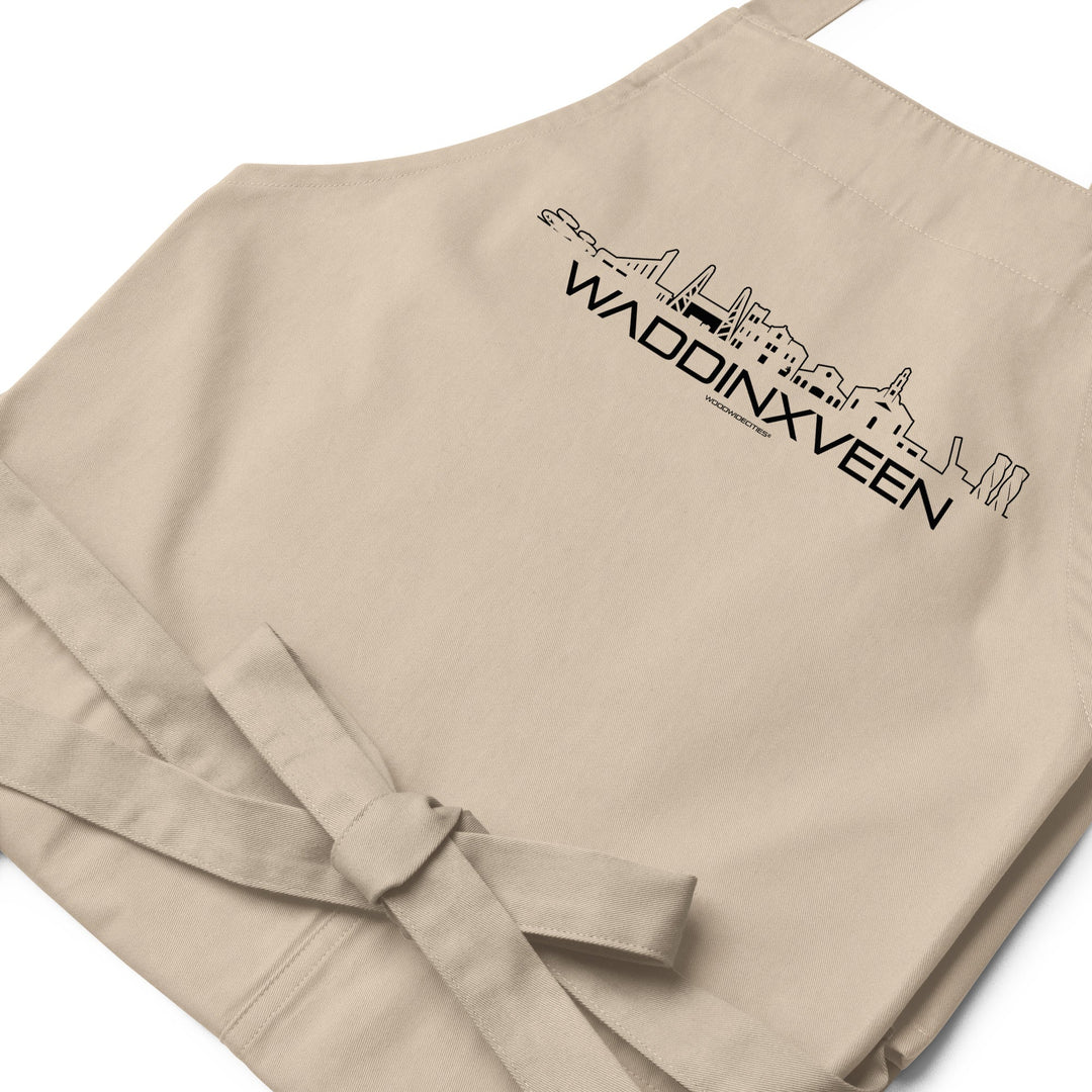 Keukenschort Eco Waddinxveen houten cadeau decoratie relatiegeschenk van WoodWideCities