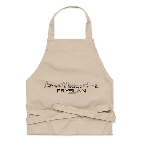 Keukenschort Fryslan cadeau voor elke citylover decoratie relatiegeschenk van WoodWideCities