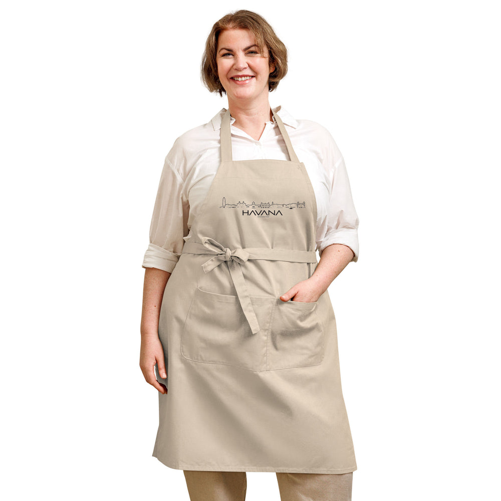 Keukenschort Havana cadeau voor elke citylover decoratie relatiegeschenk van WoodWideCities