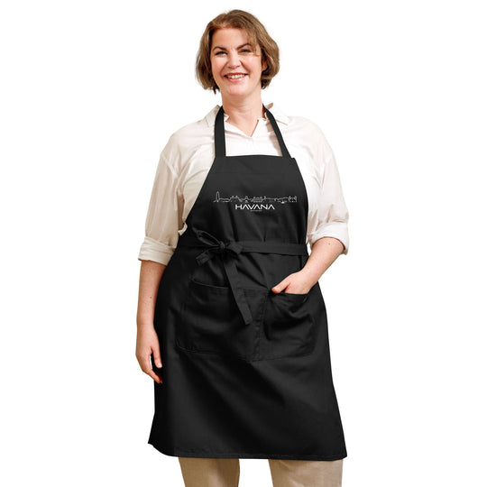 Keukenschort Havana cadeau voor elke citylover decoratie relatiegeschenk van WoodWideCities